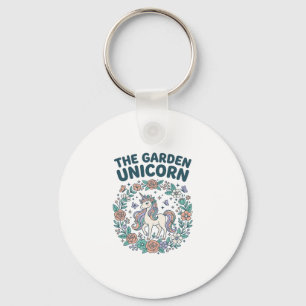Einhorn Der Garten Einhorn Trendy T-Shirt Design_1 Schlüsselanhänger