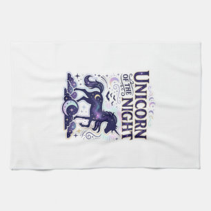 Einhorn der Nacht Grafikdesign Zazzle Design_ Geschirrtuch
