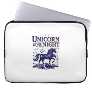 Einhorn der Nacht Grafikdesign Zazzle Design_ Laptopschutzhülle