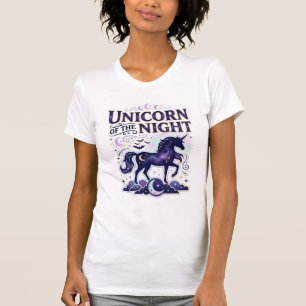 Einhorn der Nacht Grafikdesign Zazzle Design_ T-Shirt