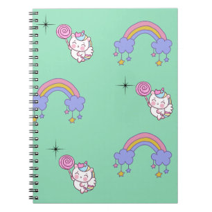 Einhorn-Design-Notebook für Kinder Notizblock