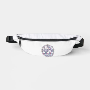 Einhorn Disco Ball Einhorn Spielerei Druck auf Anf Bauchtasche
