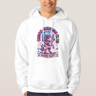 Einhorn Disco Einhorn Club Werbe-Shirt Grafik Hoodie