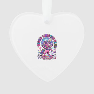 Einhorn Disco Einhorn Club Werbe-Shirt Grafik Ornament