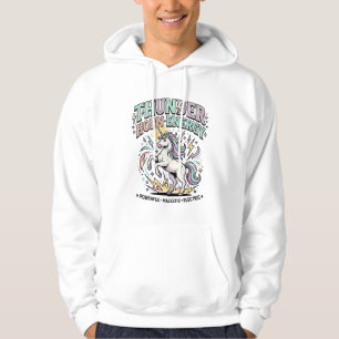 Einhorn-Donnerhorn-Energie-Retro-Stil-Produkt Gr Hoodie