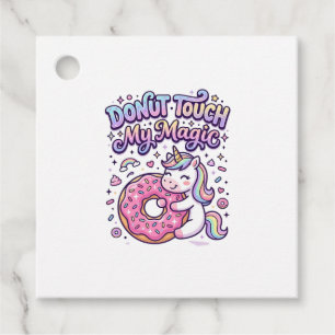 Einhorn-Donut-Beriehre-mein-magisches-Geschenk-Ide Geschenkanhänger