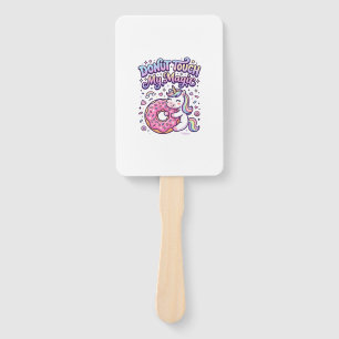 Einhorn Donut Berühre Mein Magisches Geschenkidee Fächer