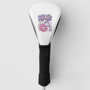 Einhorn-Donut-Berühre-mein-Zauber-Geschenk-Idee-Au Golf Headcover