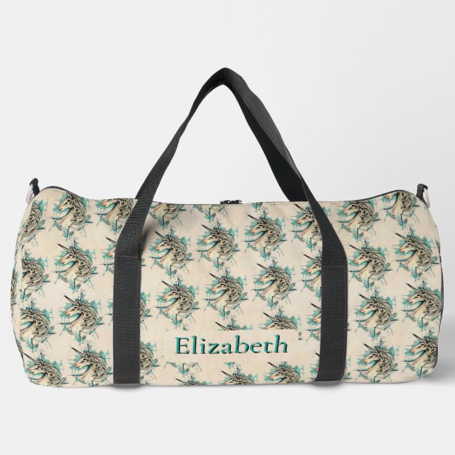 Einhorn Duffle Bag (Vorderseite)