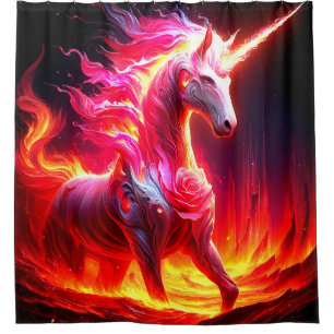 Einhorn Duschvorhang