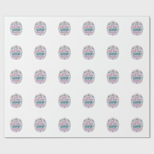 Einhorn Eat Schlafen Spiel Einhorn Verspielter Dru Geschenkpapier
