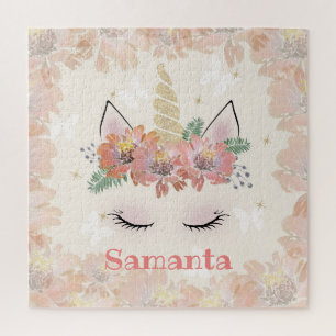 Einhorn, Einhorn, personalisiert Puzzle