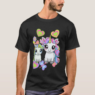 Einhorn Einhörner Pferde Kinder Kind Mythisch Kre T-Shirt