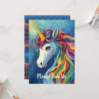 Einhorn Einladung