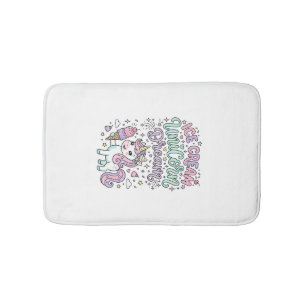 Einhorn Eiscreme Einhorn Traum Cute Pastell Produk Badematte