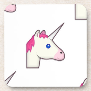 Einhorn-Emoji Getränkeuntersetzer