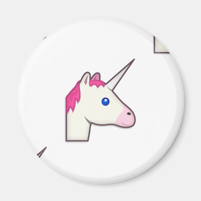 Einhorn Emoji Magnet (Vorne)