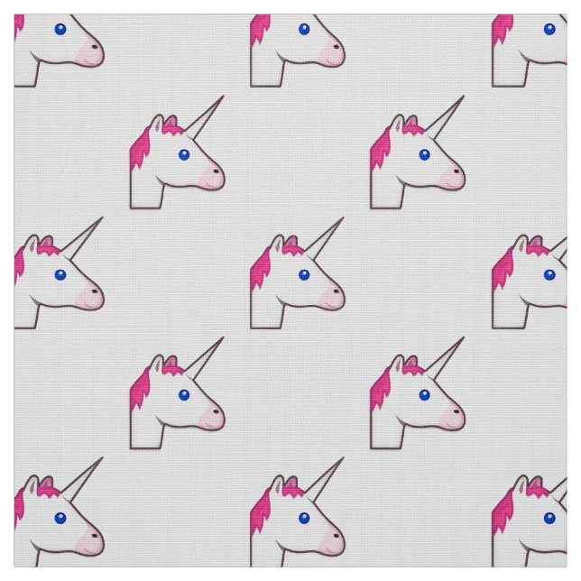 Einhorn-Emoji-Stoff Stoff (Muster)