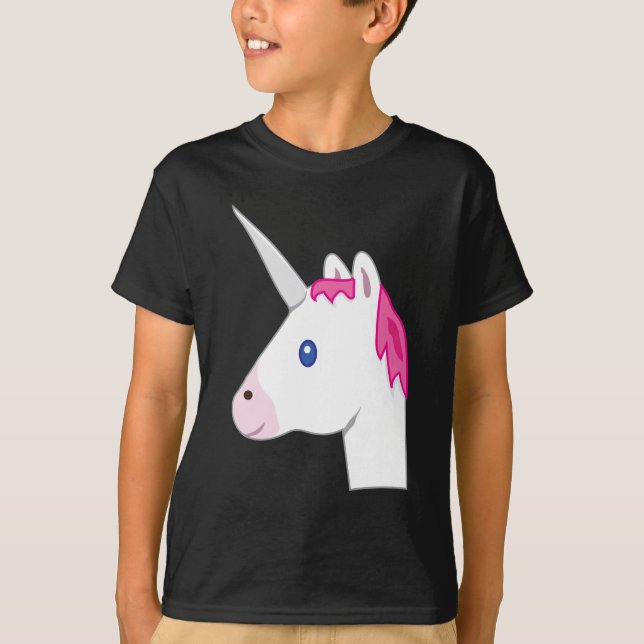 Einhorn emoji T-Shirt (Vorderseite)