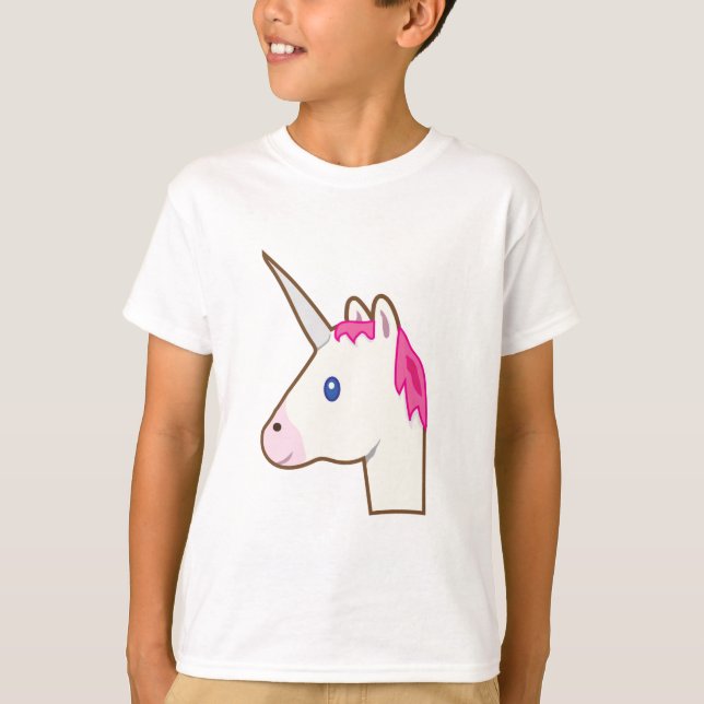 Einhorn emoji T-Shirt (Vorderseite)