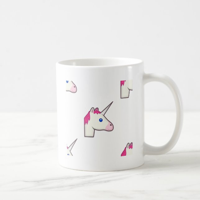 Einhorn Emoji Tasse (Rechts)