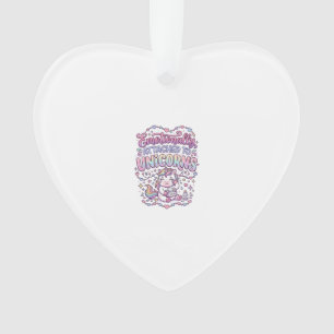 Einhorn emotional an Einhörner gebunden Original  Ornament