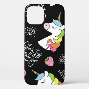 Einhorn, Erdbeere, Ananas, Eiszeichnungen Case-Mate iPhone Hülle