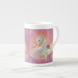 Einhorn erröten herein von der Dämmerung Prozellantasse