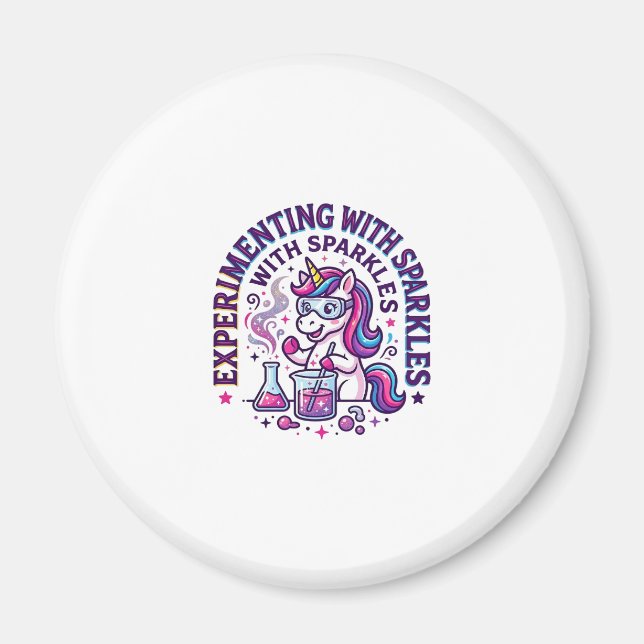 Einhorn experimentiert mit Funkeln Commercial Cut Magnet (Vorne)