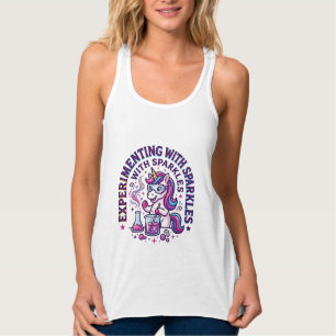 Einhorn experimentiert mit Funkeln Werbefilm Cut Tank Top