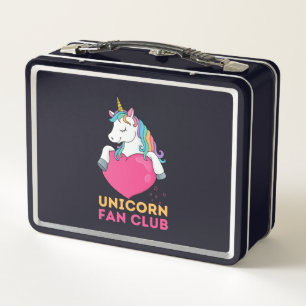 Einhorn Fan Club Kinder Metall Brotdose