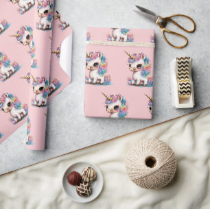 Einhorn-Fantasie  Geschenkpapier