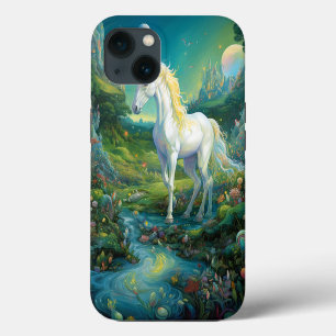 Einhorn Fantasy Art iPhone 13 Hülle