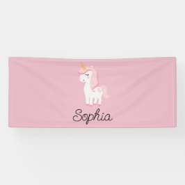 Einhorn, Fee, Magie - Individuelle Name Banner