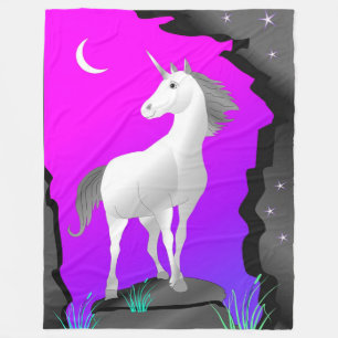 Einhorn Fleecedecke