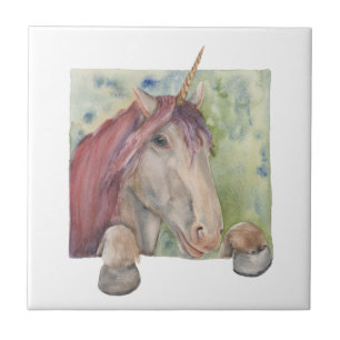 Einhorn Fliese