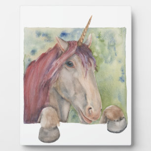 Einhorn Fotoplatte