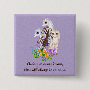 Einhorn-Freund-Pixel-Kunst Button