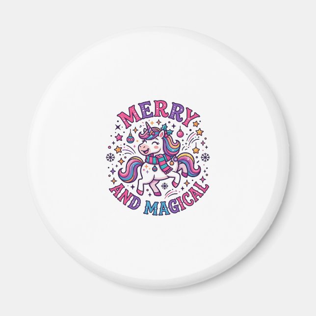 Einhorn Fröhlich und Magisch Magnet (Vorne)