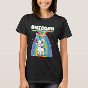 Einhorn Funken Jetzt Stress Niemals Einhorn T-Shirt