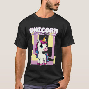 Einhorn Funken Jetzt Stress Niemals Einhorn T-Shirt