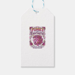 Einhorn Funky und fantastisch stilvolles Zazzle-De Geschenkanhänger