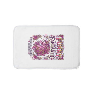 Einhorn Funky und Fantastisch Stylisches Zazzle De Badematte