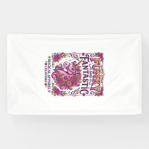 Einhorn Funky und Fantastisch Stylisches Zazzle De Banner