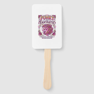 Einhorn Funky und Fantastisch Stylisches Zazzle De Fächer