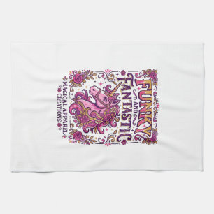 Einhorn Funky und Fantastisch Stylisches Zazzle De Geschirrtuch