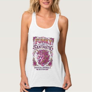 Einhorn Funky und Fantastisch Stylisches Zazzle De Tank Top