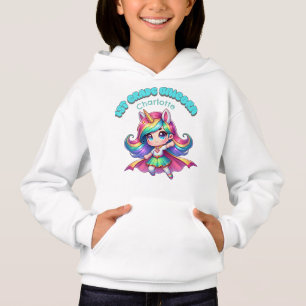 Einhorn für Mädchen der ersten Klasse Hoodie