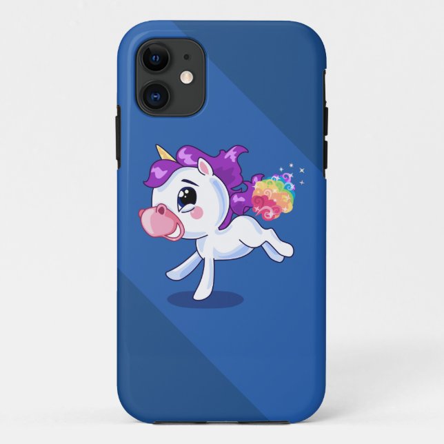 Einhorn-Furzen Case-Mate iPhone Hülle (Rückseite)