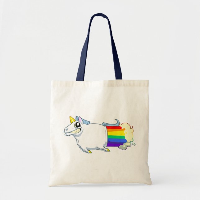 Einhorn-Furzen Tote Tasche (Vorne)